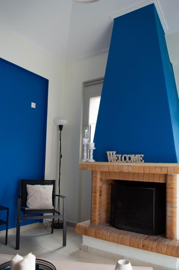 Appartamento Blue And White Schinias Esterno foto