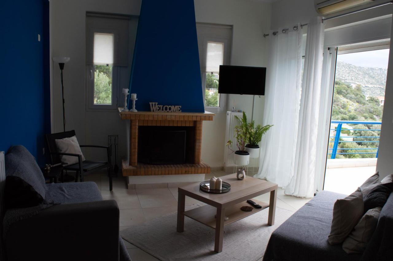 Appartamento Blue And White Schinias Esterno foto